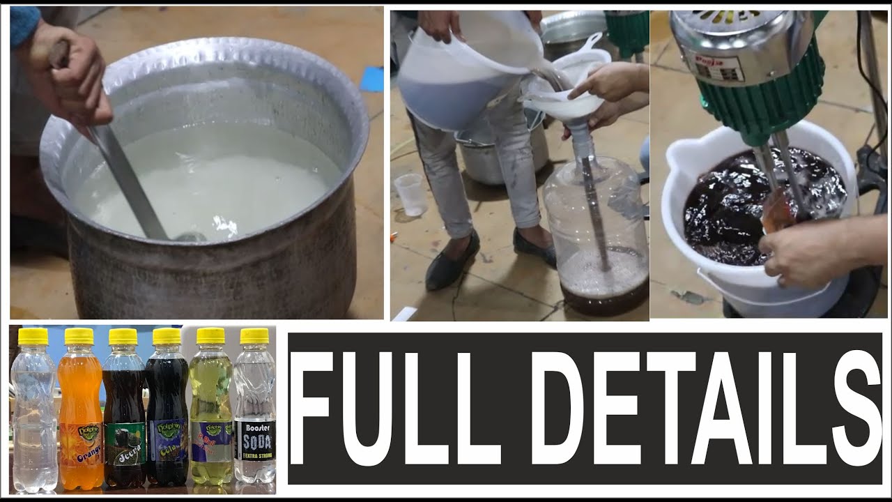 Soda Filling Plant Full Details | सोडा फिलिंग प्लान्ट  की फ्लेवर्स कैसे बनाये पूरी जानकारी के साथ