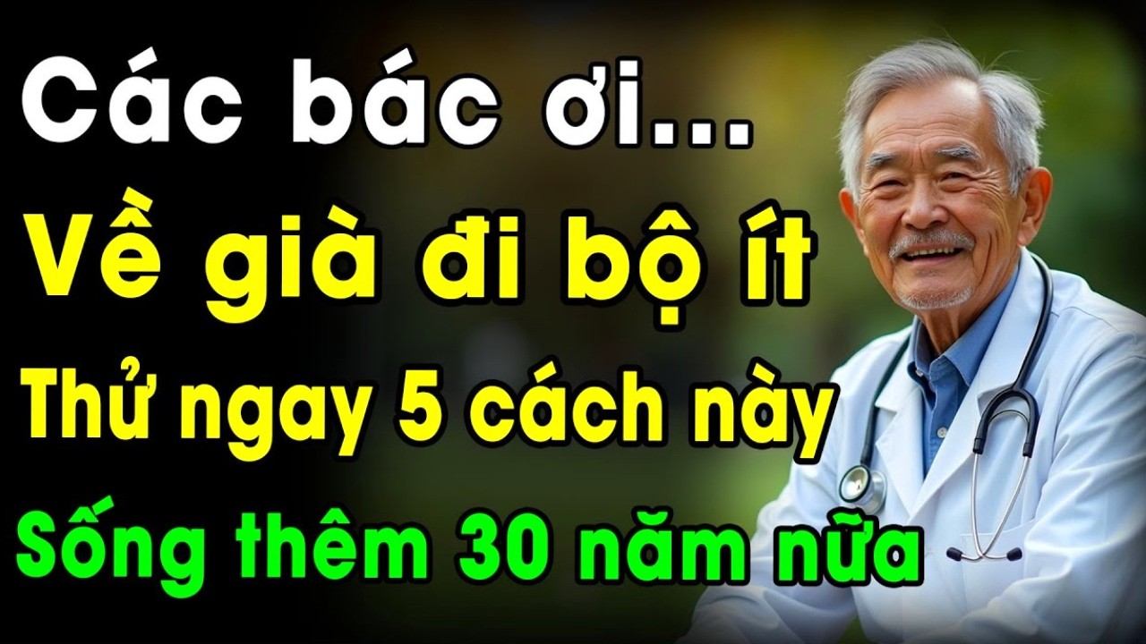 Vì Sao Sau 60 Tuổi Nên Đi Bộ Ít Đi? 5 Thói Quen Này Giúp Sống Khỏe Và Trường Thọ