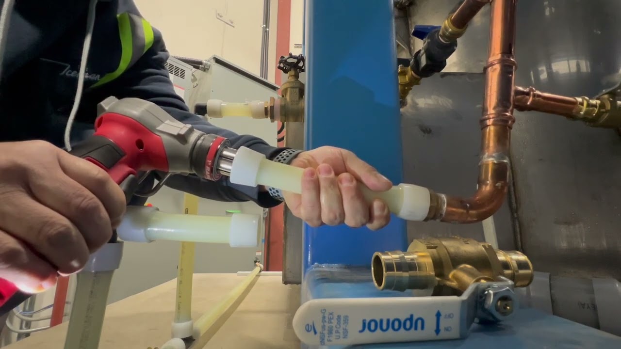 Uponor Pex A Ball Valve Install