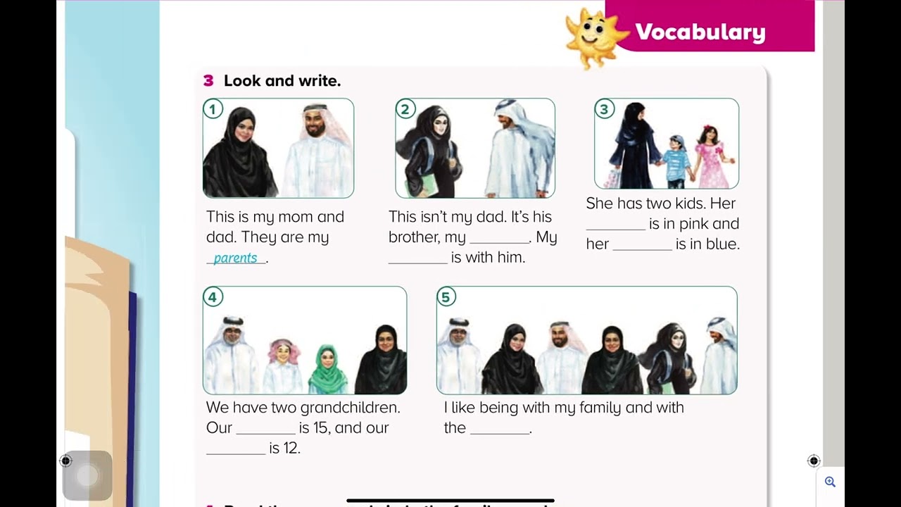 Top Goal 1 Unit 1 Family Events