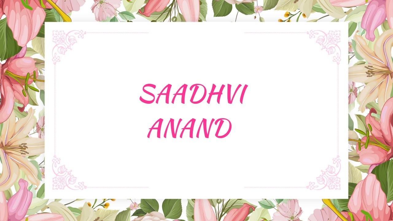 Wedding - SAADHVI & ANAND | 8-3-2026 8.00am | Sree Amruthaa Palace Madambakkam