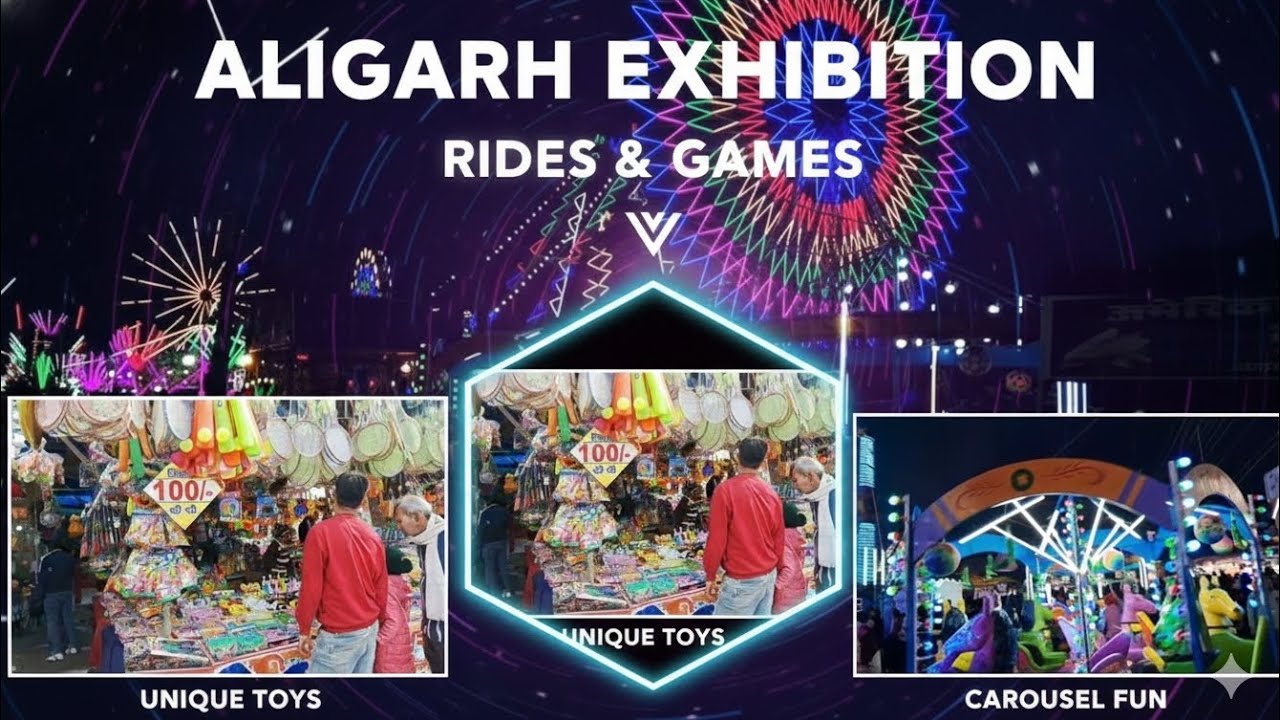 Aligarh exibition 😄😉 #vlogs #exhibition #mela 