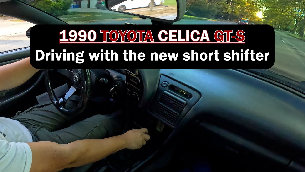 1990 TOYOTA CELICA GT-S | Short shifter: first drive