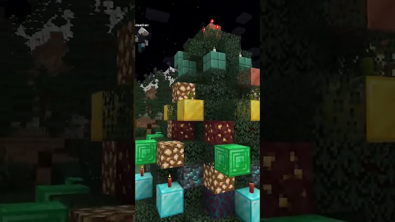 Building a tree without a tree #treewithoutatree #shortsmaschallenge #shawngames #minecraft