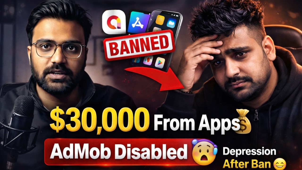 From $30K AdMob Earnings to Depression – Google BANNED Everything! The Real Story