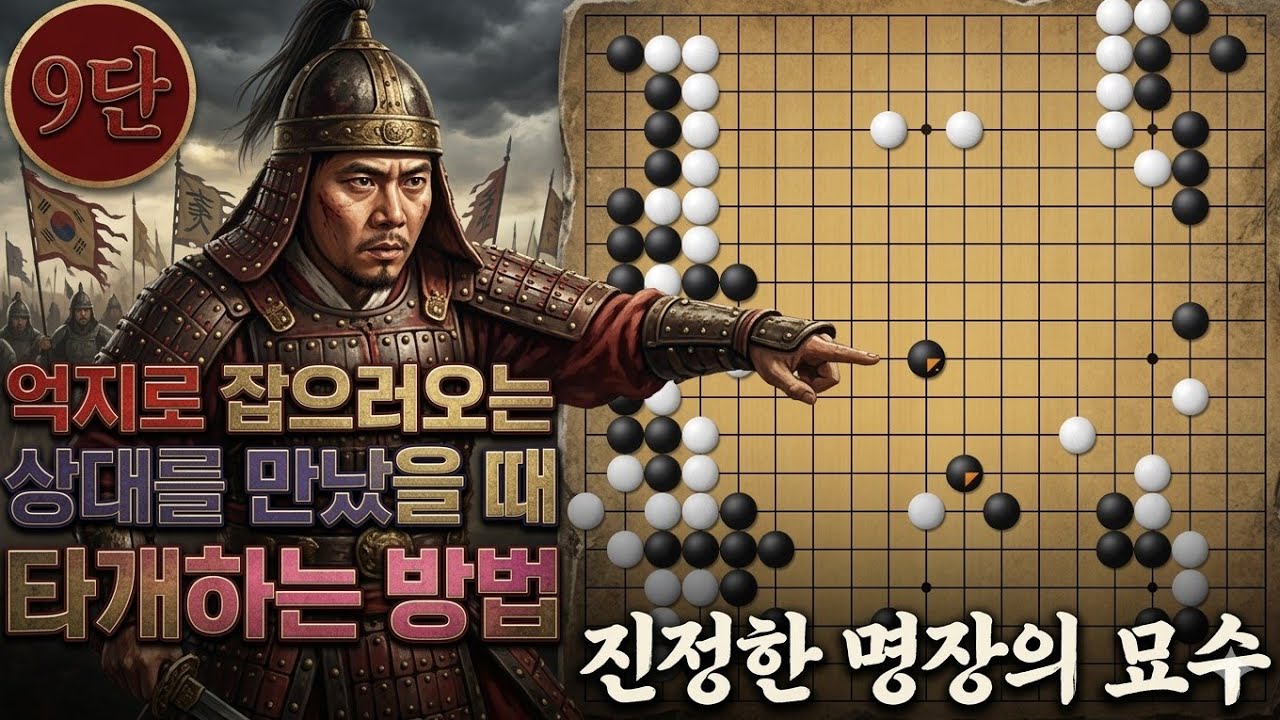 바둑만 두면 억지로 잡으러 오는 상대 이렇게 응징해 보세요