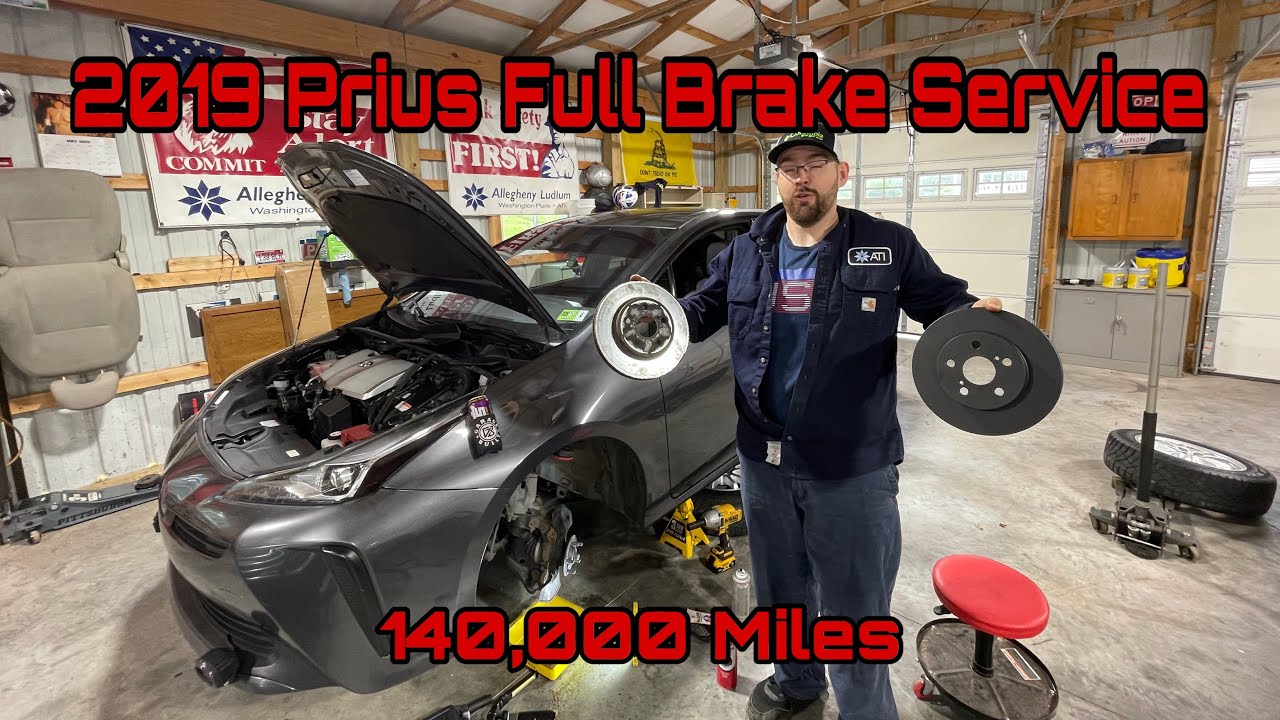 How to change 2019 Toyota Prius brakes