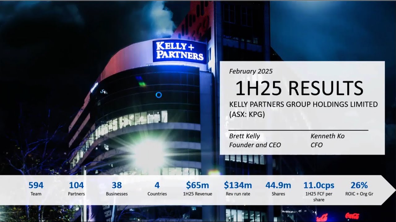 Kelly Partners Group Holdings | 1H25 Results