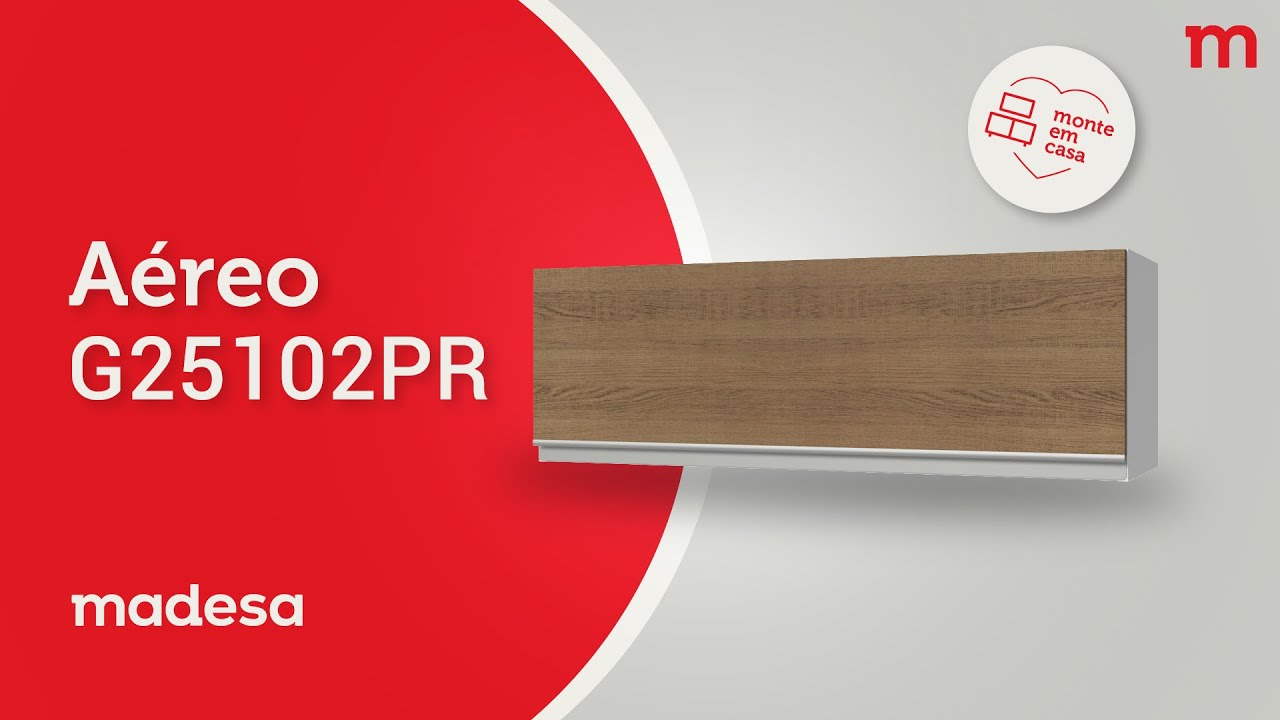 Montagem Aéreo G25102PR | Madesa Móveis