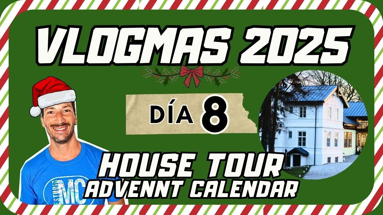Mi NUEVO HOGAR house tour y la deco navideña / VLOGMAS DÍA 8 - Advent Calendar