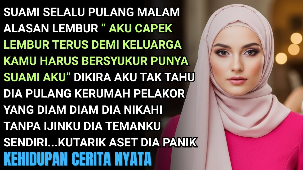SUAMI SLALU PULANG MALAM ALASAN LEMBUR DIKIRA KU TK TAHU DIA PULANG KEPLAKOR- KUTARIK ASET DIA PANIK