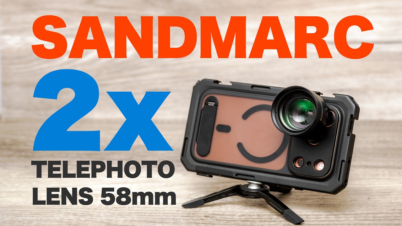 SANDMARC Telephoto 2x Lens スマホカメラに高画素数のまま標準レンズをもたらすサンドマーク2倍テレコンにより iPhone 17 Pro のカメラがグレードアップ