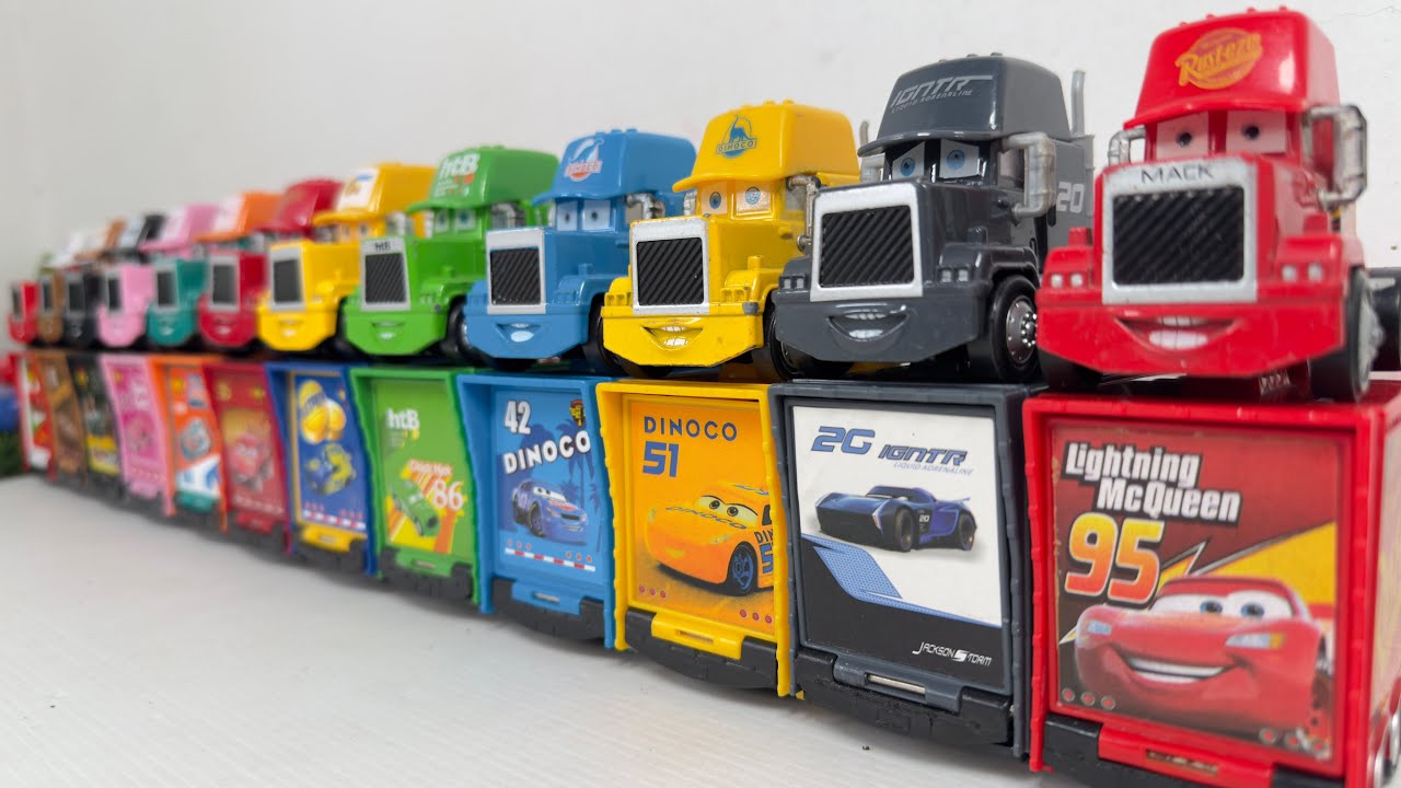 Disney Pixar Cars Unboxing Review | Full Lightning McQueen, Tow Mater, Doc Hudson, Cruz, Mack