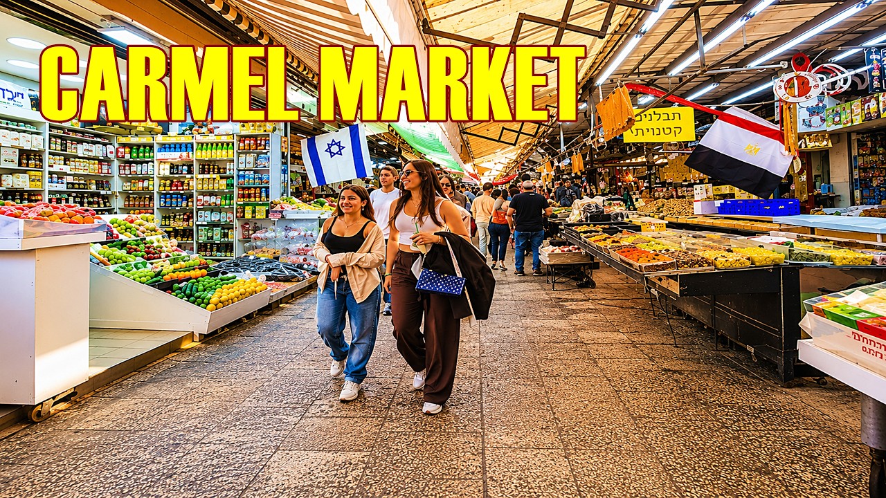 Carmel Market Vibrant Heart of Tel Aviv Flavors, Culture, and Daily Life..