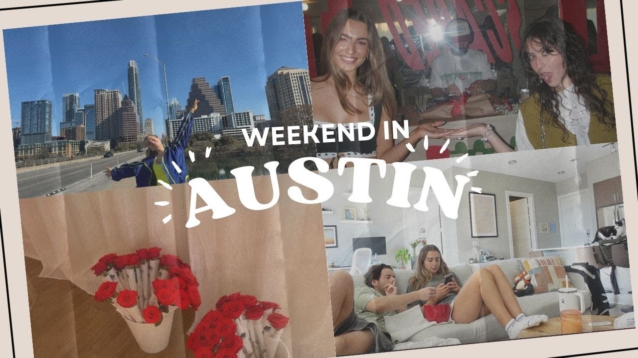 a weekend in my life in austin: going out, staying in, good eats, exercise, errands, art show & more