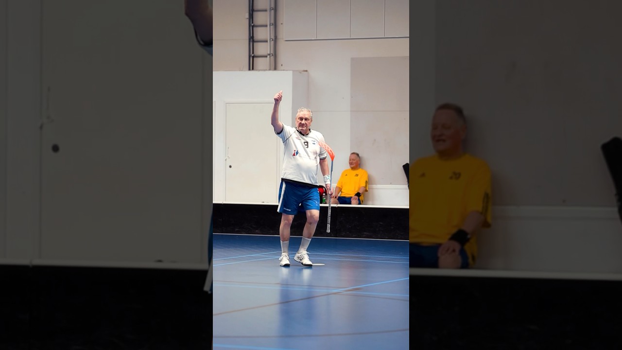 70-vuotiaiden SM-turnaus ja peukkutuuletus 🥰👍🏽 #salibandy #M70 #urheilu