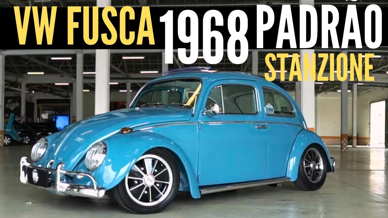 VW FUSCA 1968 AZUL REAL BY STANZIONE