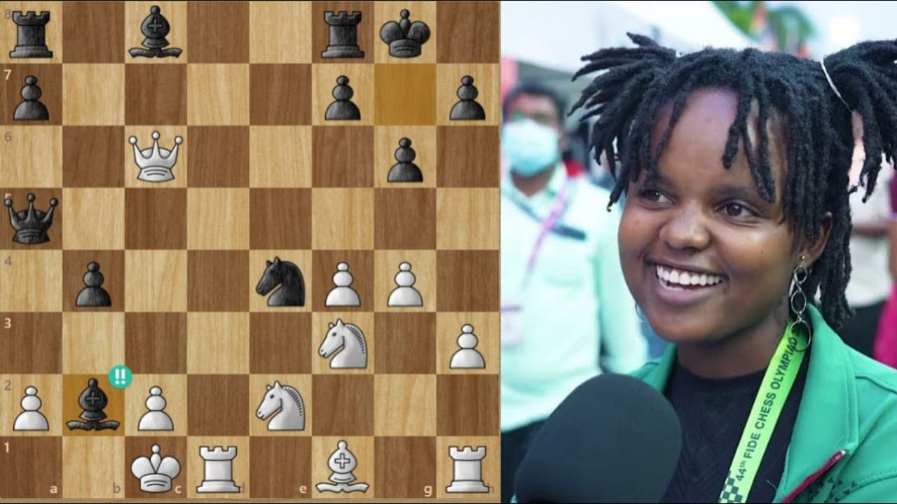 She SACRIFICED the BISHOP for a Deadly CHECKMATE!!
