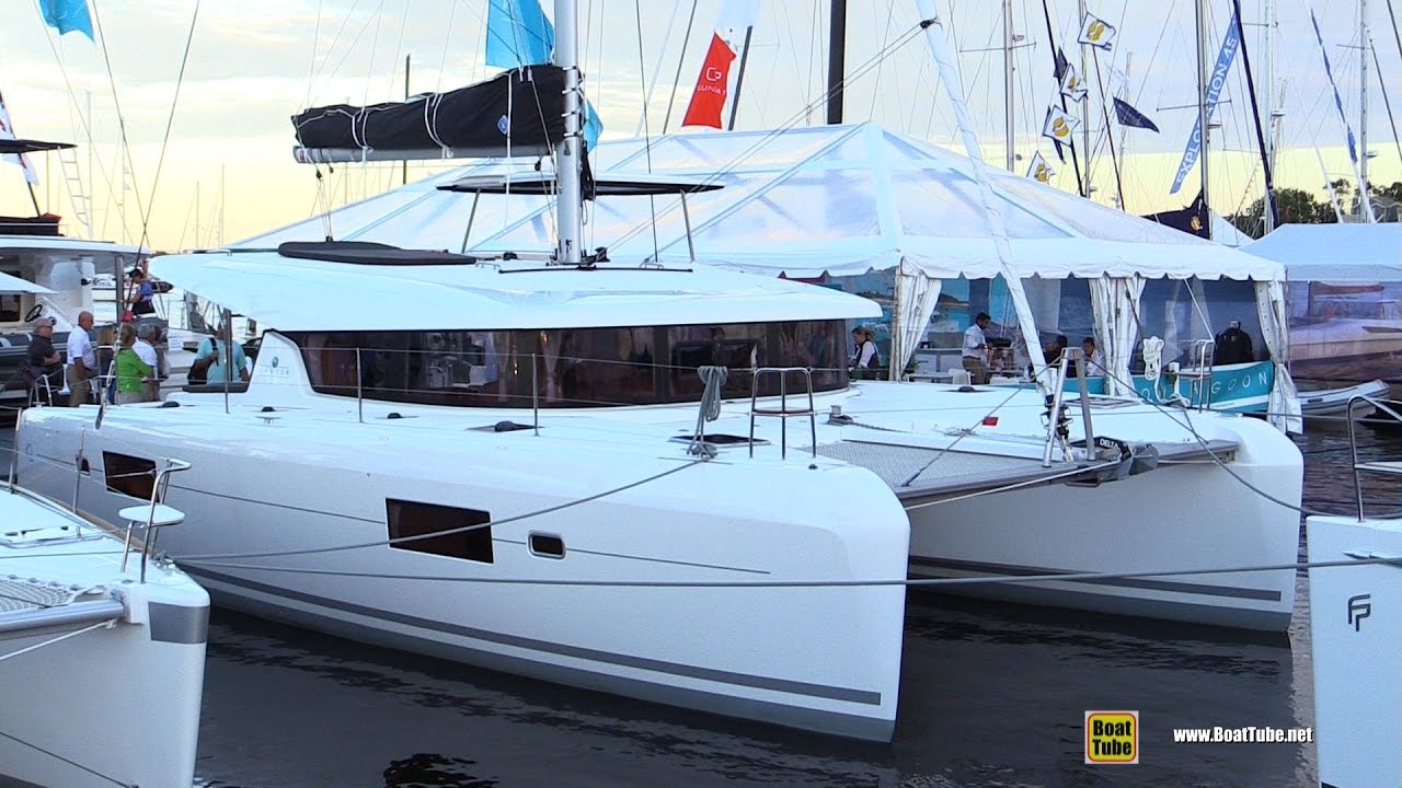 2017 Lagoon 42 Catamaran - Deck and Interior Walkaround - 2016 Annapolis Sailboat Show