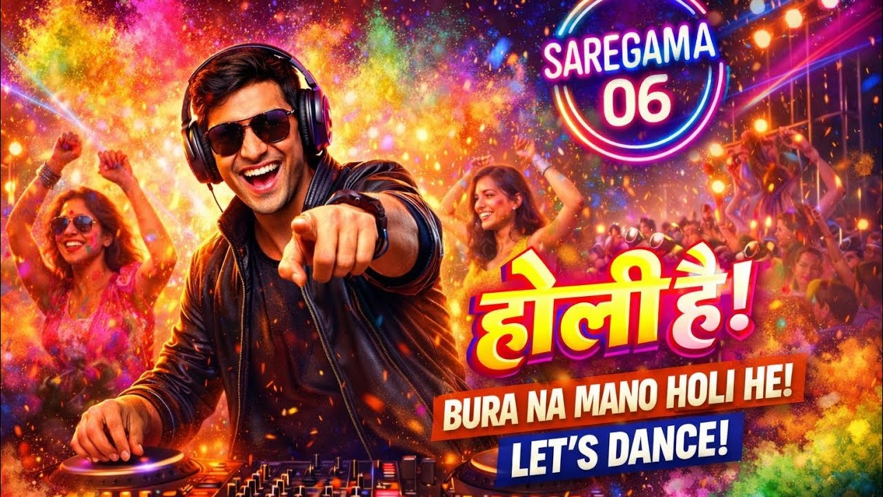 HOLI HAI 🔥 Bura Na Mano Holi Hai | Let's Dance Holi Hai | DJ Holi Song 2026 | DJ SAREGAMA06