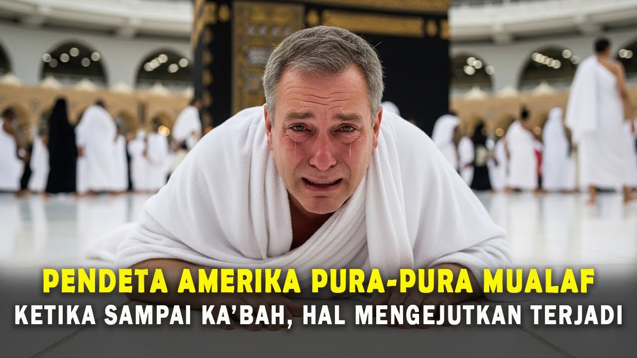 GEMPAR❗ PENDETA AMERIKA PURA-PURA MUALAF, KETIKA SAMPAI DEPAN KA'BAH, HAL MENGEJUTKAN TERJADI❗