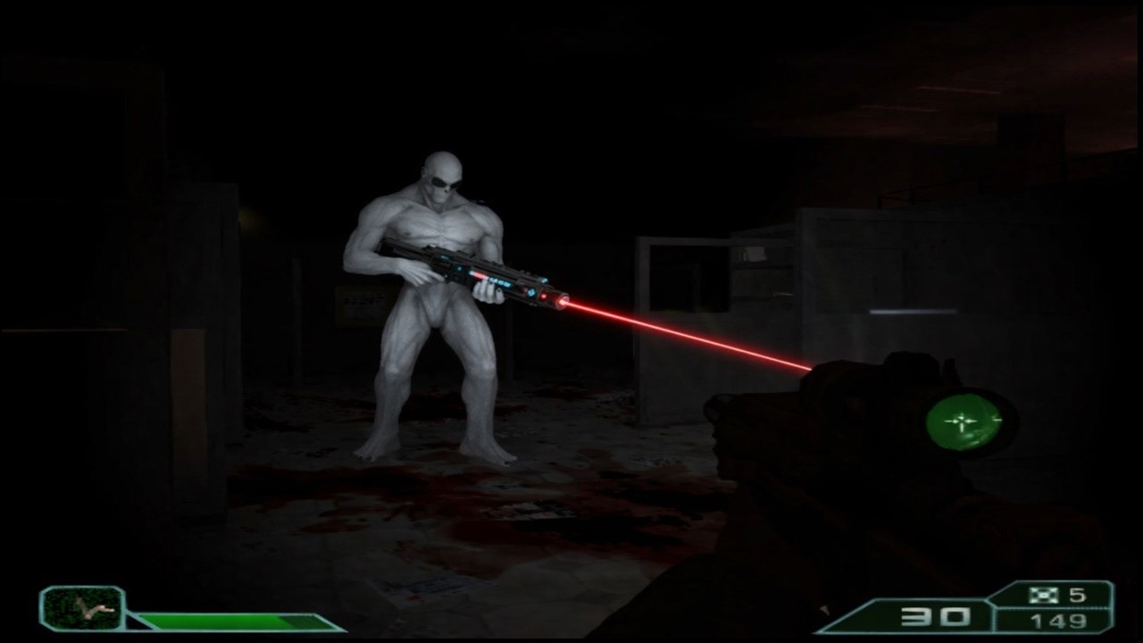 Nesse jogo somos um soldado que trabalha na Area 51 e ela esta cheia de Ets
