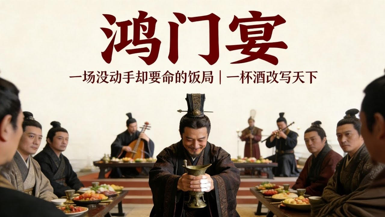 鴻門宴｜一場沒動手卻要命的飯局｜楚漢相爭最黑權謀｜項羽的猶豫，劉邦的逃生｜一杯酒，改寫天下 
