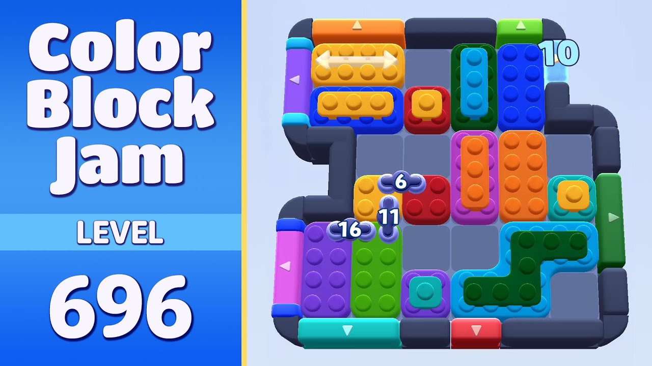 Color Block Jam Level 696 | Every Puzzle Solved! 🎯