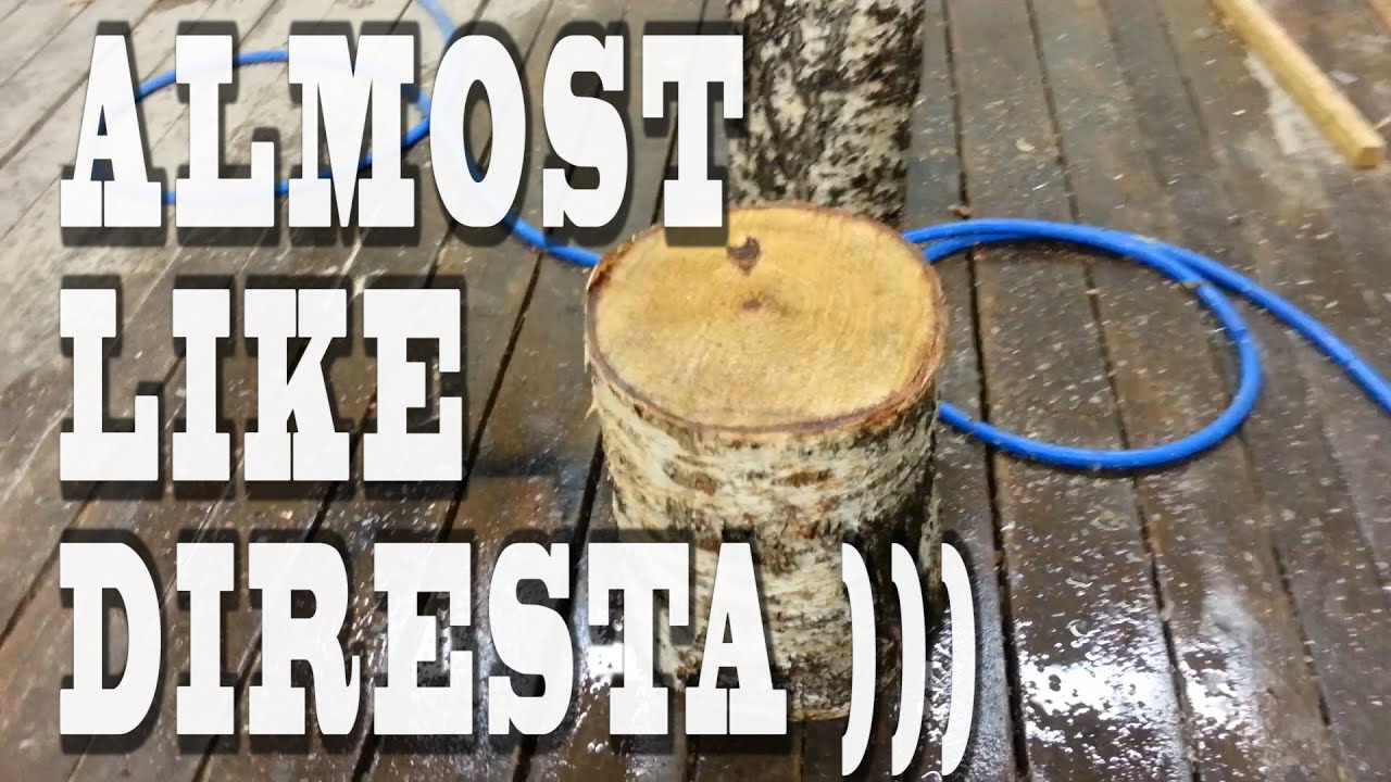 Почти, как Диреста :-) Скворечник из чурбана