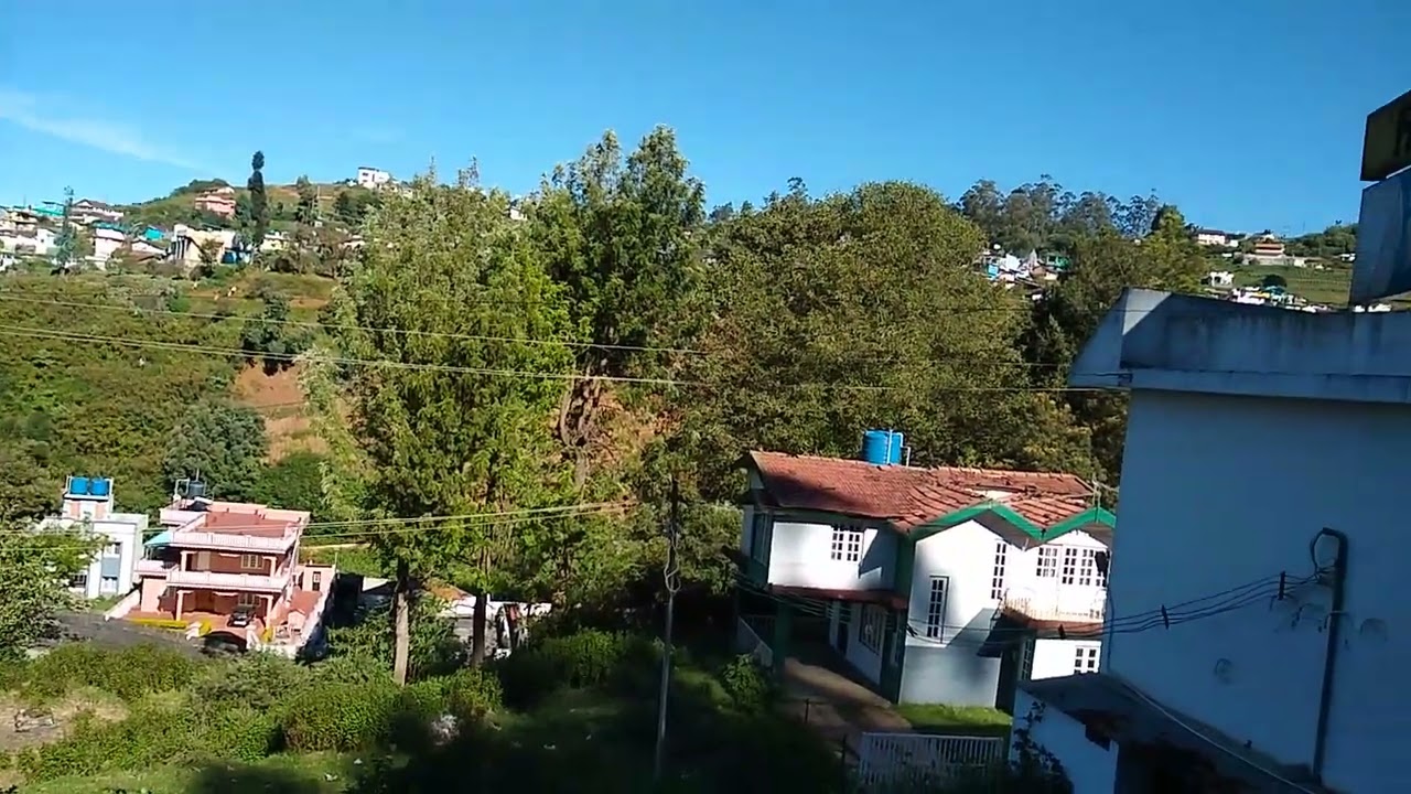 View from hotel fairstay - Thalayathimund, Ooty