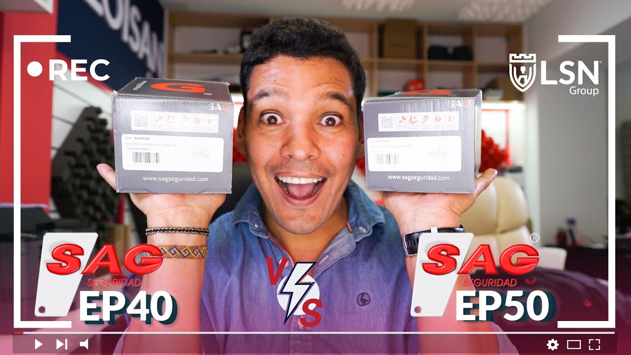 🛑 Comparativa  CERROJO SAG EP40 🆚 EP50
