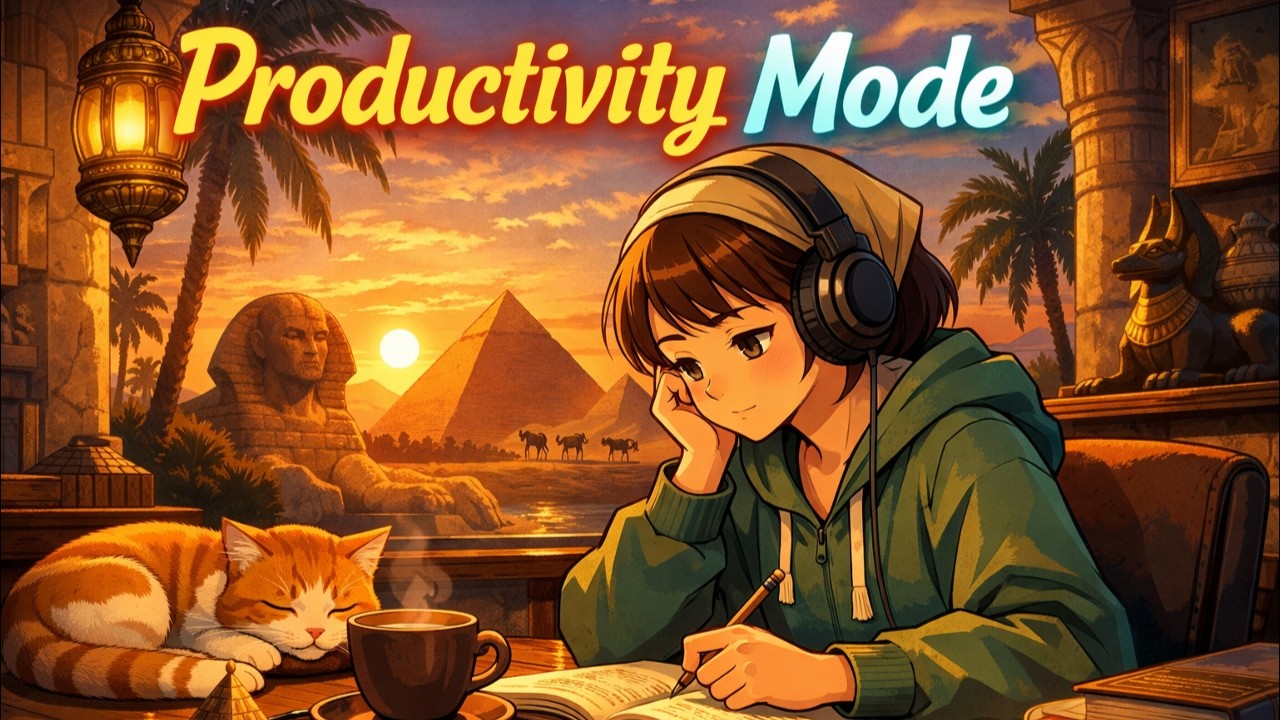 Productivity Mode - 1 Hour Lofi Beats to Focus, Study & Work | Deep Concentration Chillhop Mix