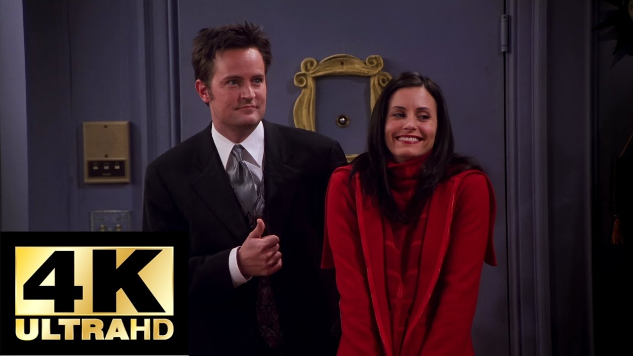 Friends in 4K - Drunk Monica!!
