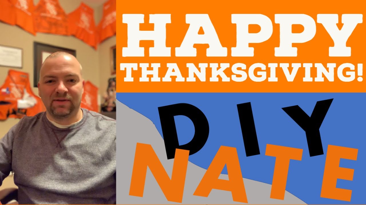 Happy Thanksgiving from DIYNate! #shorts - A Big Thank You for Watching, Subscribing, & Commenting!