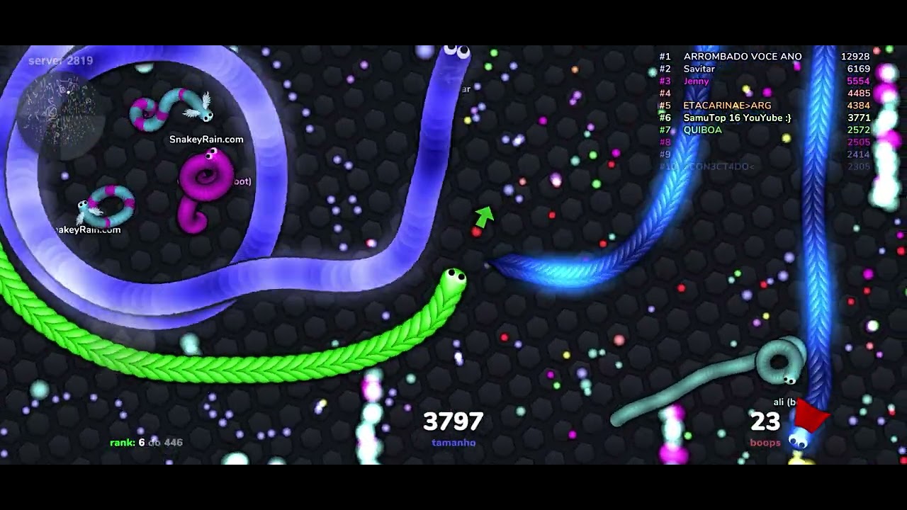 Slither.io, o melhor jogo do mundo!! #slitherio 