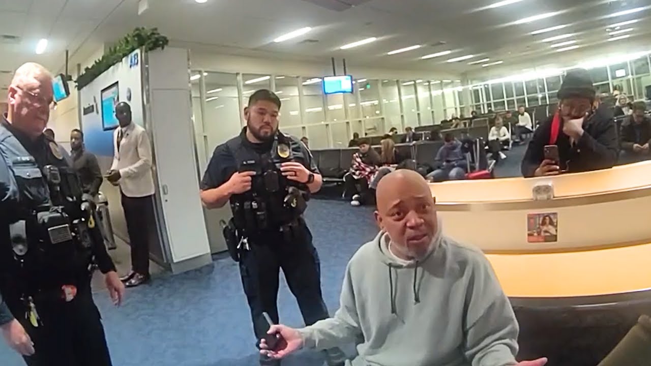 Insufferable Airport Drunk Refuses To Listen To Police, Goes Away In Cuffs