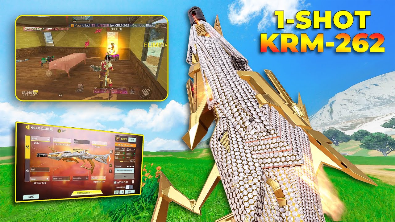 1-SHOT KRM262 is BACK | MOST INTENSE SHOTGUN FIGHT | KRM262 GUNSMITH in COD Mobile