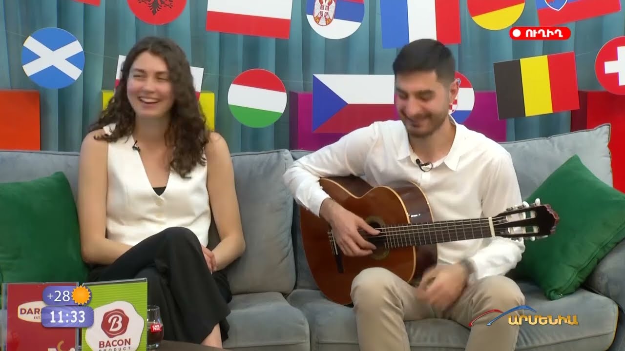 Bari Luys TV: guitarists Valeria Galimova and Vahan Sargsyan on Guitar Competition