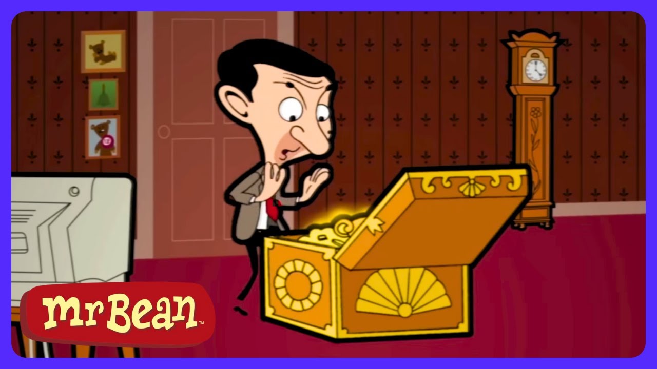 A Caça ao Tesouro Maluca do Mr. Bean - Mr. Bean | WildBrain Crianças | Desenhos animados portugueses