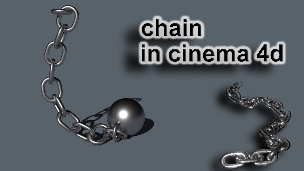 chain in cinema 4d | моделирование : цепь в cinema 4d