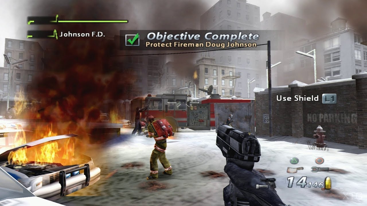 Urban Chaos: Riot Response геймплей PS2 HD (PCSX2)