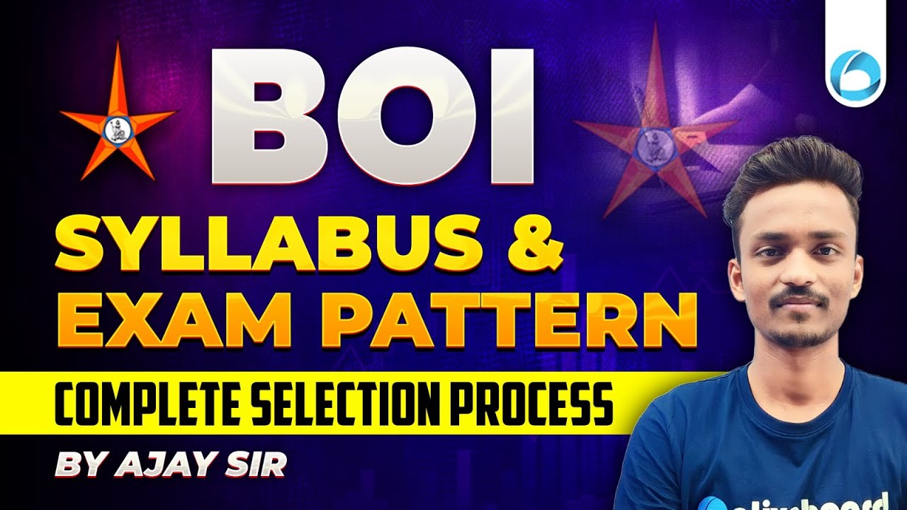 BOI Credit Officer Syllabus & Exam Pattern 2025 | Complete Selection Process | Ajay Sir