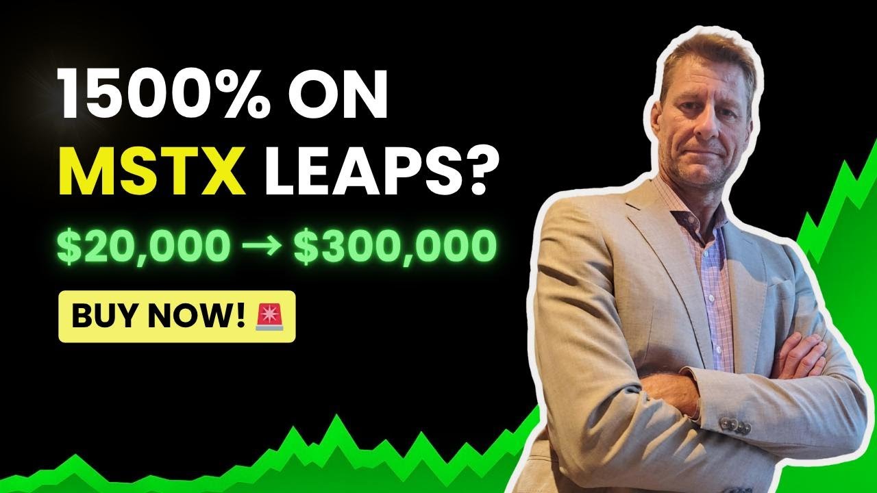 🚨MSTX: Turning $20,000 into $300,000 with Bitcoin and MSTR