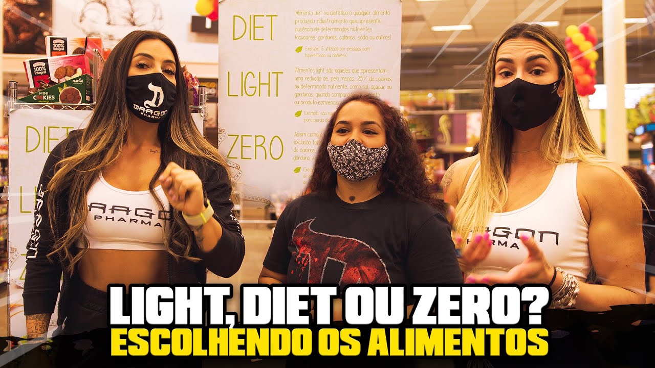 DIFERENÇAS ENTRE ALIMENTOS LIGHT, DIET E ZERO | CAROL SANCHES EXPLICA O QUE É MELHOR PARA SUA DIETA