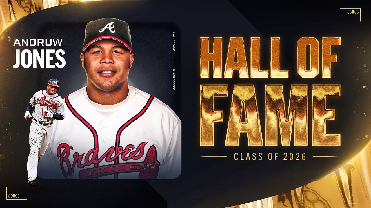 Andruw Jones has been elected to the Baseball Hall of Fame! (Career highlights)