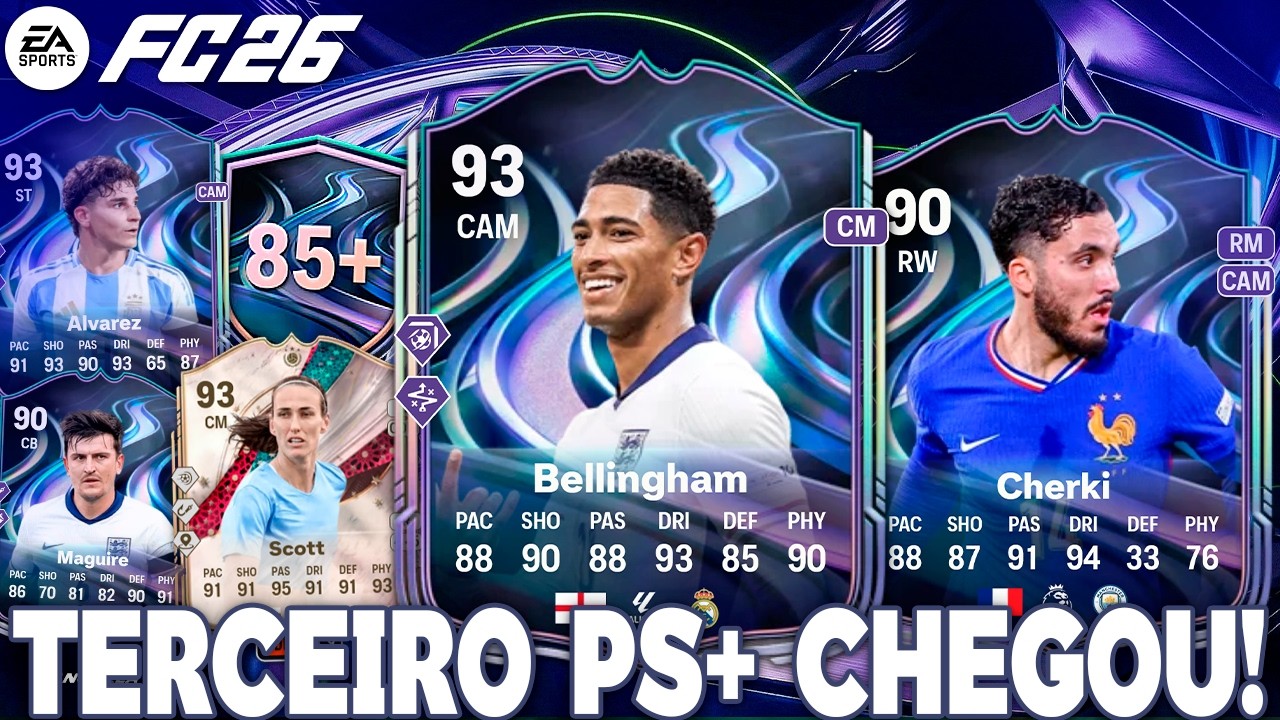 FC 26 | 💥 TERCEIRO PS+ CHEGOU MAIS CEDO!!! DME CHERKI E NOVA EVO ABSURDA