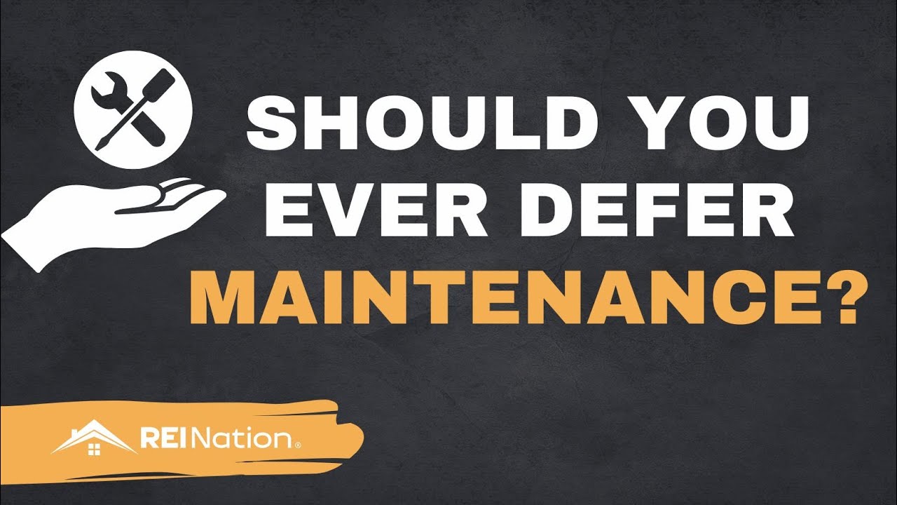 Renovate To Eliminate Deferred Maintenance
