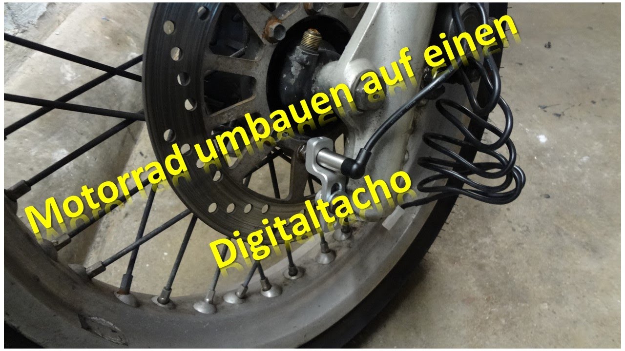 Koso Digitaltachoumbau an der XT 350