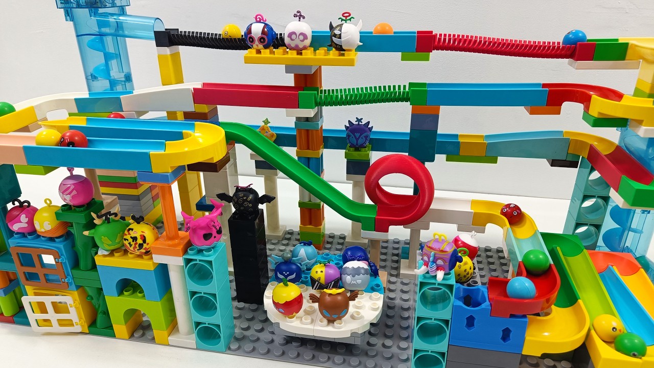 🌀 Ultimate Blox Fruits Marble Race – Monster Arena & Fast Slides!