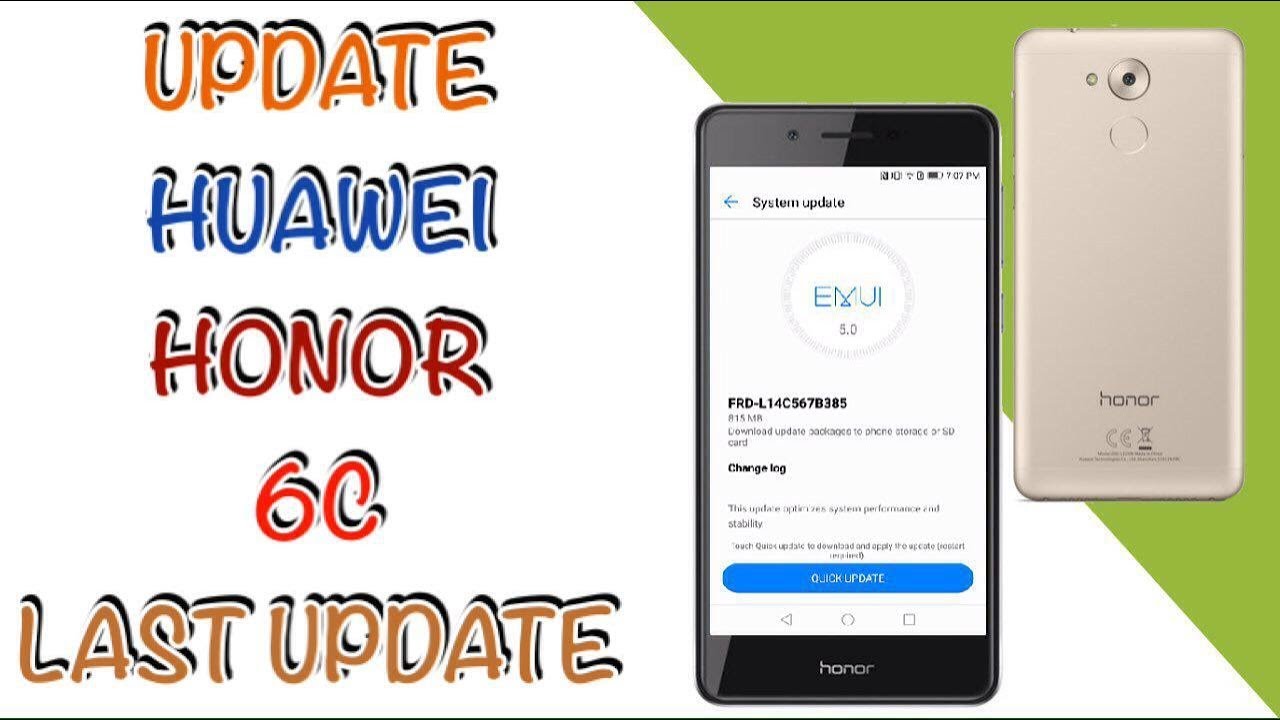 UPDATE HUAWEI HONOR 6C TO 6.0 / 7.0 / HUAWEI DIG-L21HN